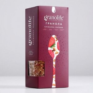 Гранола granolife Клубника-малина, 400 г