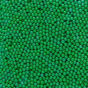 Кондитерская посыпка "Шарики", перламутрово-зелёная, D=2мм, 1 кг