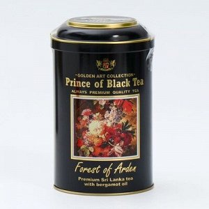 Чай черный Arden "Prince of Black Tea" крупнолистовой с ароматом цитрусовых ж/б 75 г