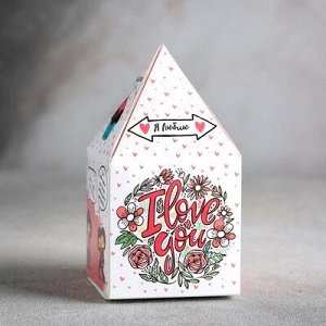 Чай в подарочной коробке "I love you"