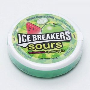 Жевательные конфеты Ice Breakers Sours Watermelon Green Apple 42 г