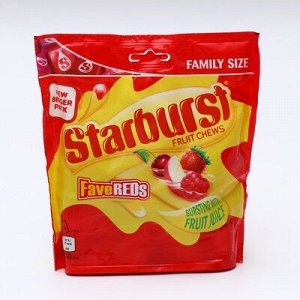 Жевательные конфеты Starburst Fruit Chews Favereds 210 г