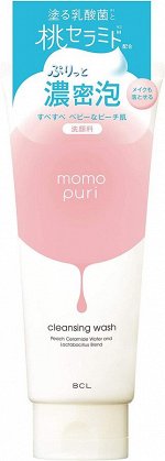 BCL Momo Puri Cleansing Wash - очищающая пенка с церамидами