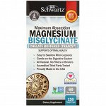 BioSchwartz, Бисглицинат магния с максимальной усваиваемостью, 120 мини-капсул