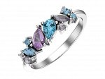 Серебряное кольцо с фианитом