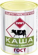 Бурятмяспром каша 340г ГОСТ (1/30) гречневая с говядиной