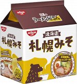 NISSIN Miso Ramen Sapporo - лапша рамен на бульоне с мисо