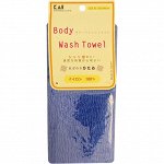27302kai &quot;Body Wash Towel&quot; Мочалка для тела жесткая (синяя)