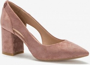 907002/01-01 розовый иск.замша женские туфли