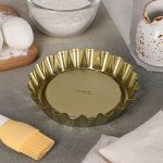 Форма для выпечки булок №1, антипригарное покрытие, h=2,5 см, d=14*12 см