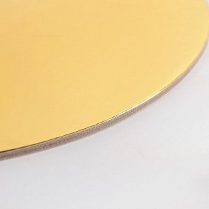 Подложка для торта «Круг», d=30,5 см, цвет золото