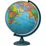 Глобус политический рельефный Глобусный мир, 32см, на круглой подставке