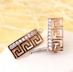 Серьги позолота  H01-5948