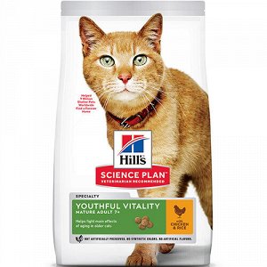 Hill's SP Feline MA SrVit д/кош пожилых 7+ Курица/Рис 1,5кг