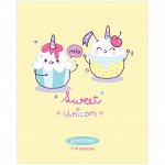 Дневник 1-4 кл. 48л. &quot;Рисунки. Sweet unicorn&quot;, ВД-лак