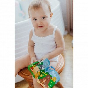 Развивающая книжка - игрушка для игры в ванной «Раскраска: Мамы и малыши»