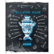 Тетрадь предметная 48л. ArtSpace "Цвет знаний" - Русский язык, ТВИН-лак, конгрев