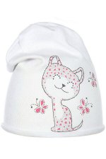 Шапка ANDER d269 белый 6-9 лет