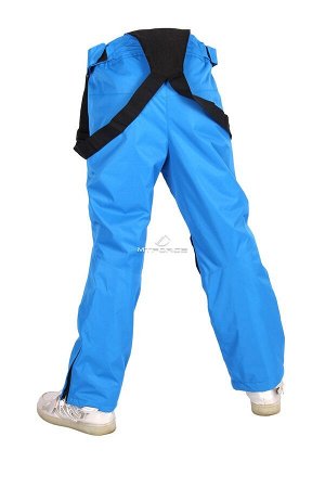Подростковые для девочки зимние горнолыжные брюки синего цвета 816S