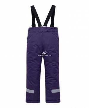 Детский зимний костюм горнолыжный фиолетового цвета 8928F