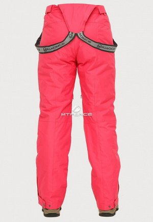 Женские зимние горнолыжные брюки розового цвета 906R