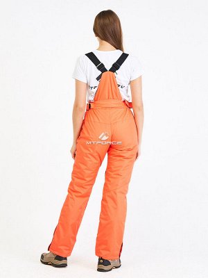 Женские зимние горнолыжные брюки персикового цвета 818P