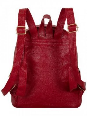 Женский рюкзак 63-6607 иск.кожа бордовый