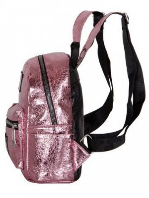 Женский рюкзак 63-8-1 иск.кожа розовый