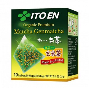 ITOEN Matcha Green Tea Organic Premium Органический премиум чай 10пак. 18 гр.1*10 шт. Арт-98900