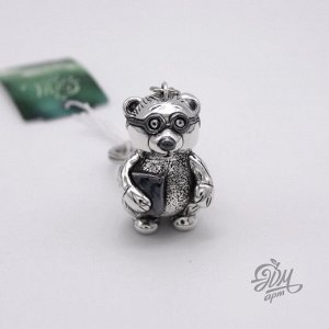Брелок "Мишка в очках"