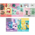 Тетрадь 80л., А5, клетка ArtSpace &quot;Стиль. Bright life&quot;, ВД-лак