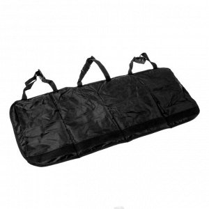 Органайзер в багажник автомобиля на спинку сиденья, 85х34 см, 4 кармана, черный