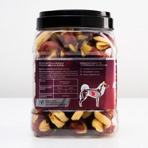 Лакомство для собак Green Qzin "Грация" сушеное гусиное мясо, 750 г