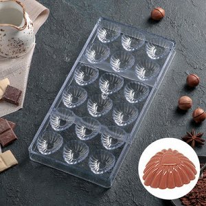 Форма для шоколада 18 ячеек "Услада" 28х14х2,5 см