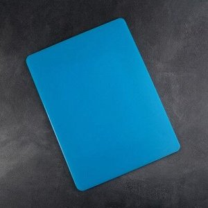 Доска разделочная 40х30х1,2 см, цвет синий
