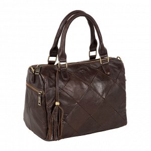 Женская сумка из кожи 050010121 brown коричневый