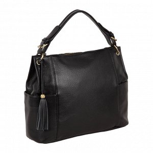 Женская сумка из кожи 50010123-2 black черный