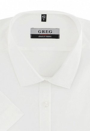 Сорочка мужская короткий рукав GREG 101/207/ZV/P STRETCH