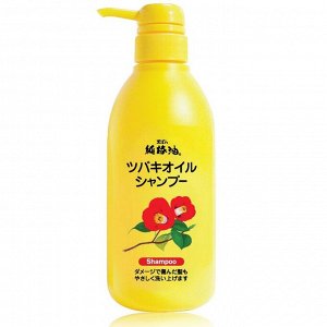 Шампунь для восстановления поврежденных волос Kurobara Tsubaki Oil с маслом камелии, 500 мл