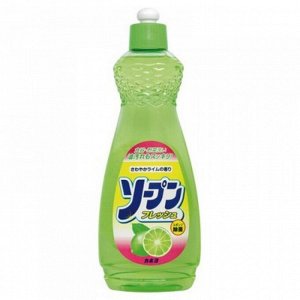 00001_ Жидкость для мытья посуды "Fresh - свежий лайм", 600 мл