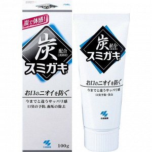 Зубная паста "Sumigaki" от неприятного запаха с микрогранулами угля (вкус мяты и фруктов) 100 г