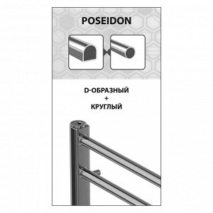 Полотенцесушитель электрический Lemark Poseidon LM42607E П7 500x600, левый/правый