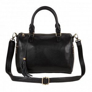 Женская сумка из кожи 050010121 black черный