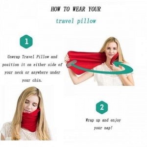 Подушка шарф для путешествий Travel Pillow