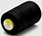 Нитки полиэстр 5000 ярдов 30\2 №365 ДС черный