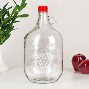 Бутылка стеклянная «Лоза», 5 л 4840545