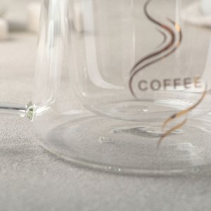 СИМА-ЛЕНД Кружка с двойными стенками Coffee, 180 мл