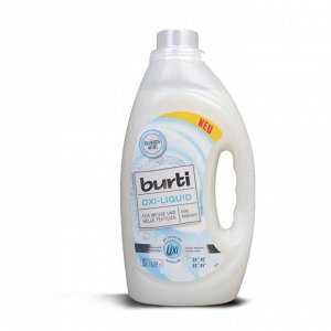 Жидкое средство для стирки Белого и Светлого белья BURTI OXI  Liquid 1,45л