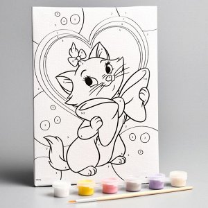 Картина по номерам для детей «Кошечка Мари», 21 х 15 см, Коты Аристократы