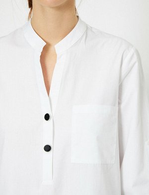 рубашки Материал %100 хлопок Параметры модели: рост: 177 cm, грудь: 82, талия: 61, бедра: 88 Надет размер: 36